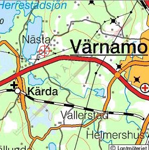 Värnamo Karta Sverige | Karta 2020